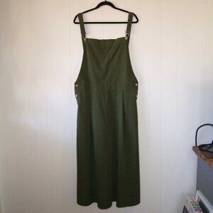 Women's Army Green Cotton Jumper